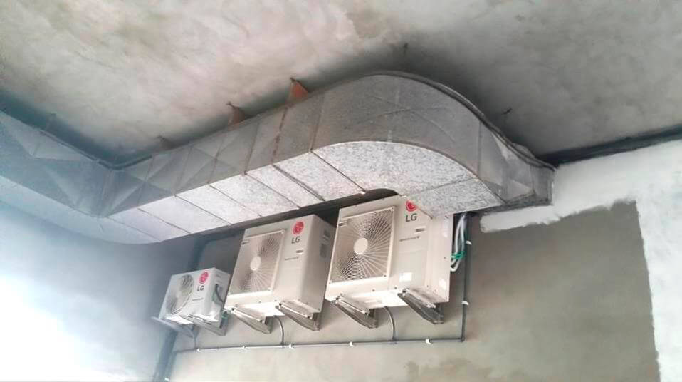 Instalación de aire acondicionado