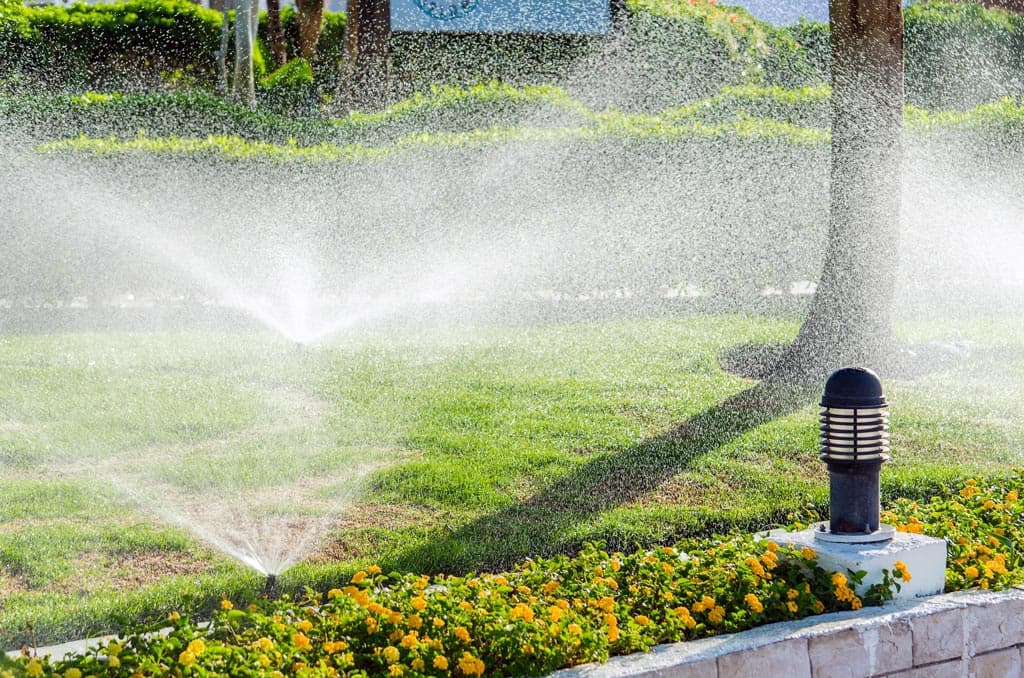 Instalación de riego automático de jardines en Burela